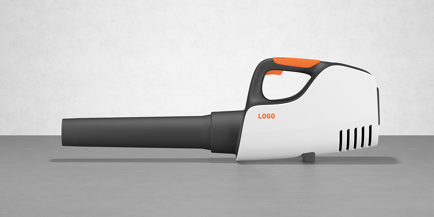 Hand drawn，Render，Shell shell，Battery power，Lawn tools family suit，