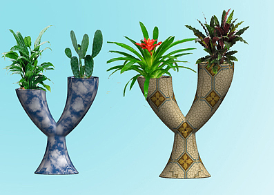 FRP vase，