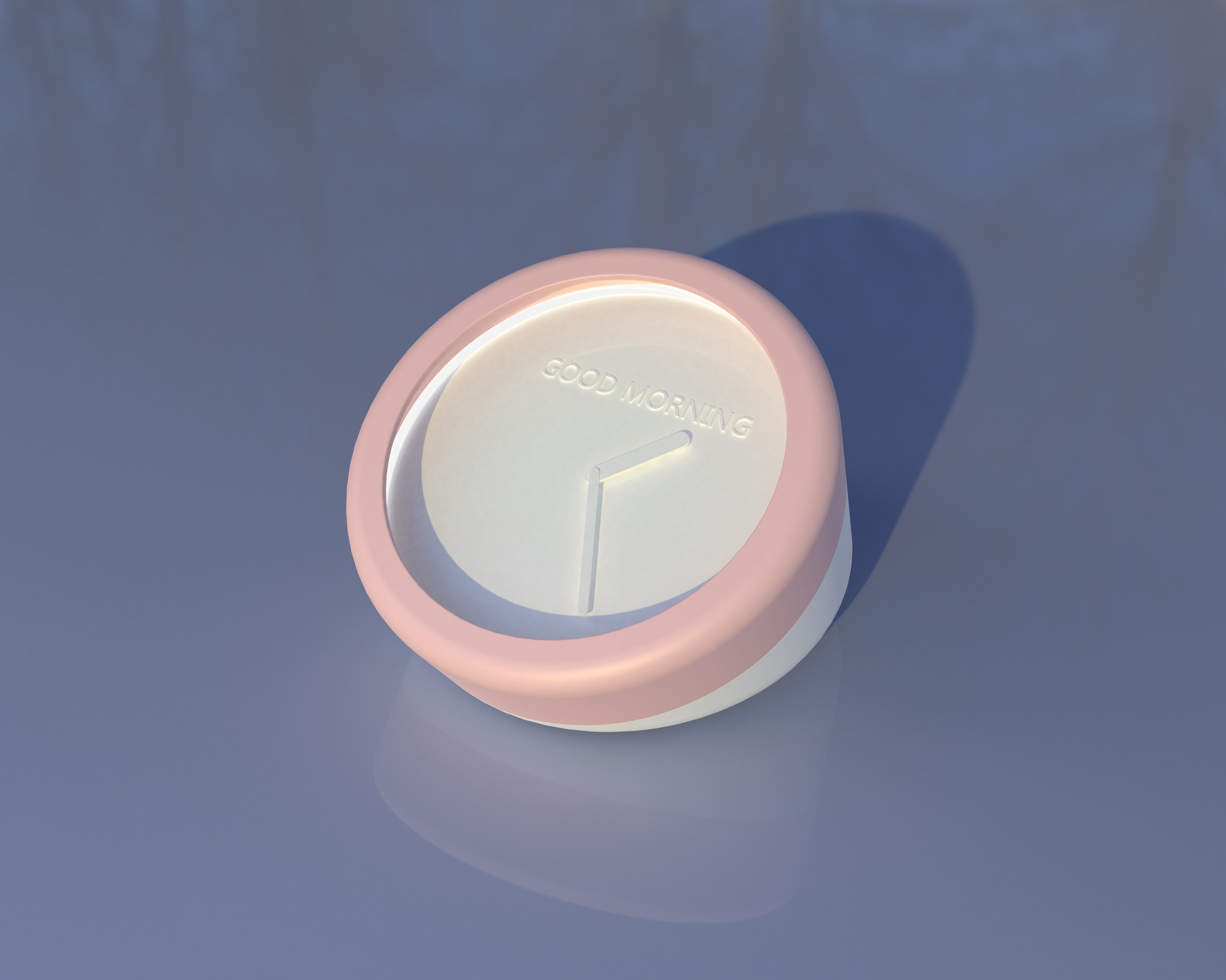 Clock, night light，
