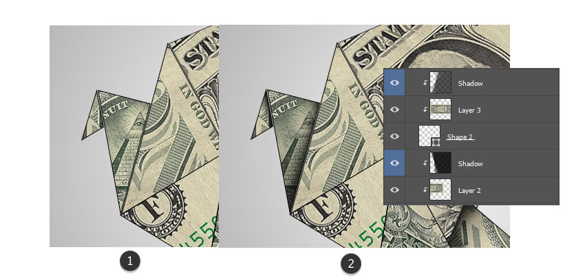 Operation process，ps，course，Paper money thousand paper cranes，Original dry goods，