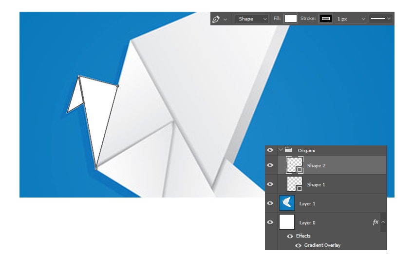 Operation process，ps，course，Paper money thousand paper cranes，Original dry goods，