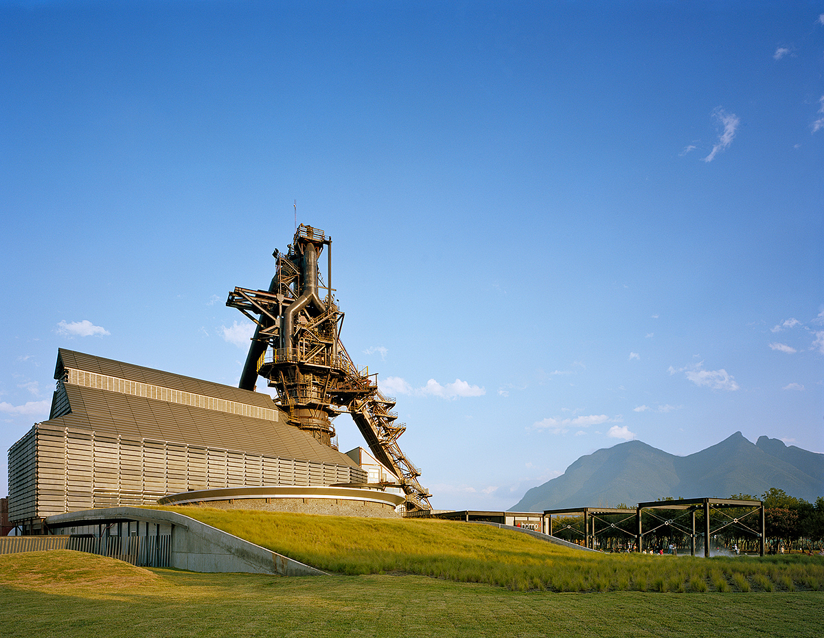 Transformation of old factories，Mexican steel Museum，Landscape design，