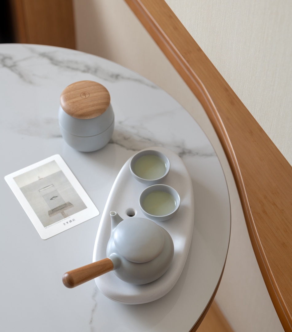 Original cultural and creative design，Aesthetics on home life style，New way of drinking tea，Pebble natural line，Kung Fu Tea Set，