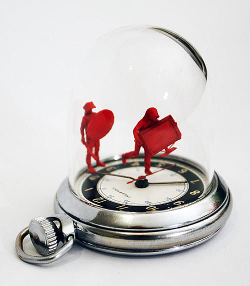 dominic，wilcox，Wrist watch，Micro sculpture，