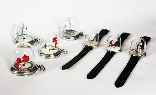 dominic，wilcox，Wrist watch，Micro sculpture，