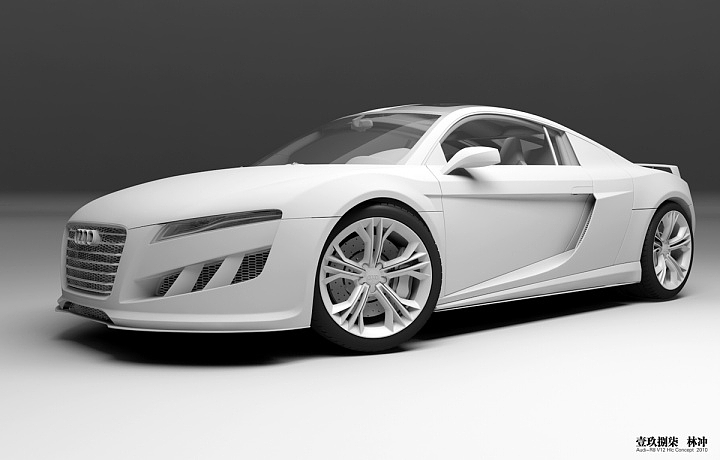 audi，Automobile design，Rendering，