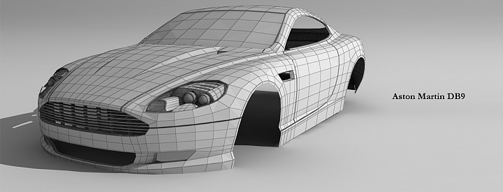 Automobile design，Modeling and rendering，