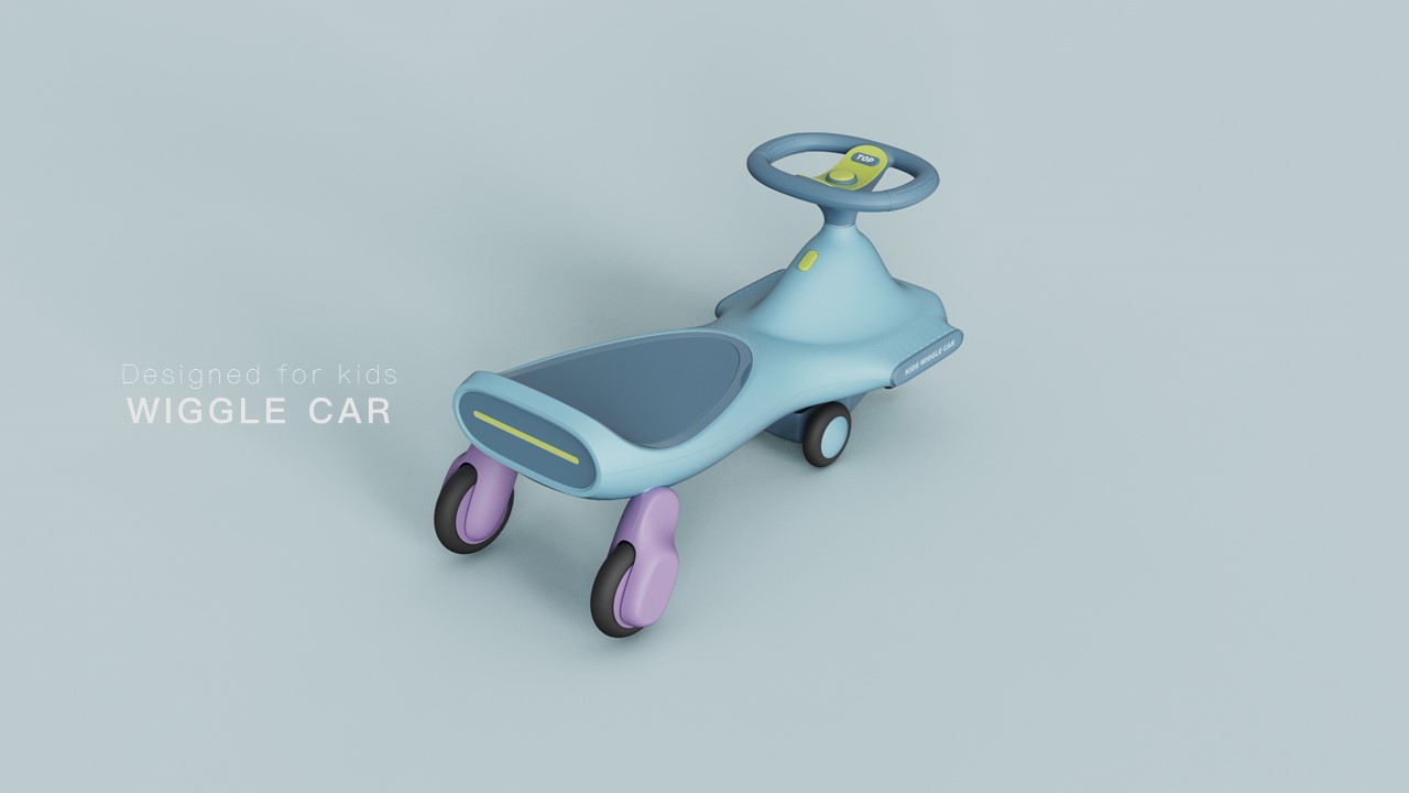 One tree industrial design，children，swing car，Toy car，Mother baby toys，