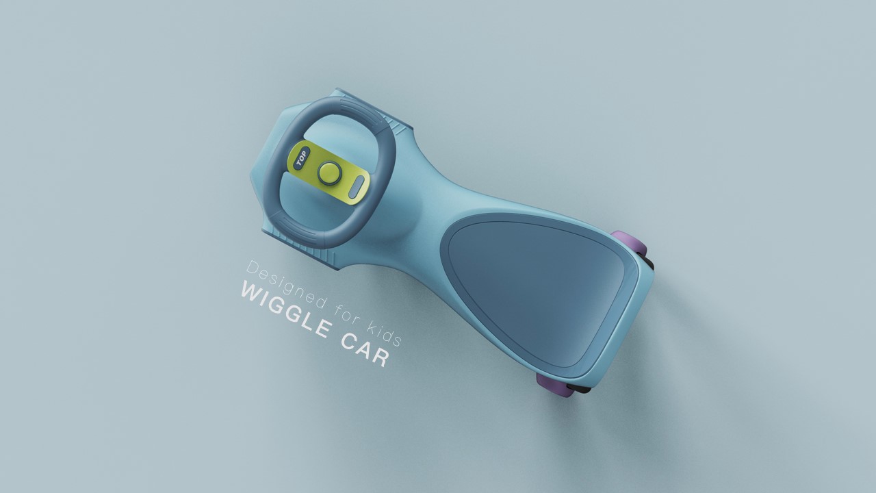 One tree industrial design，children，swing car，Toy car，Mother baby toys，