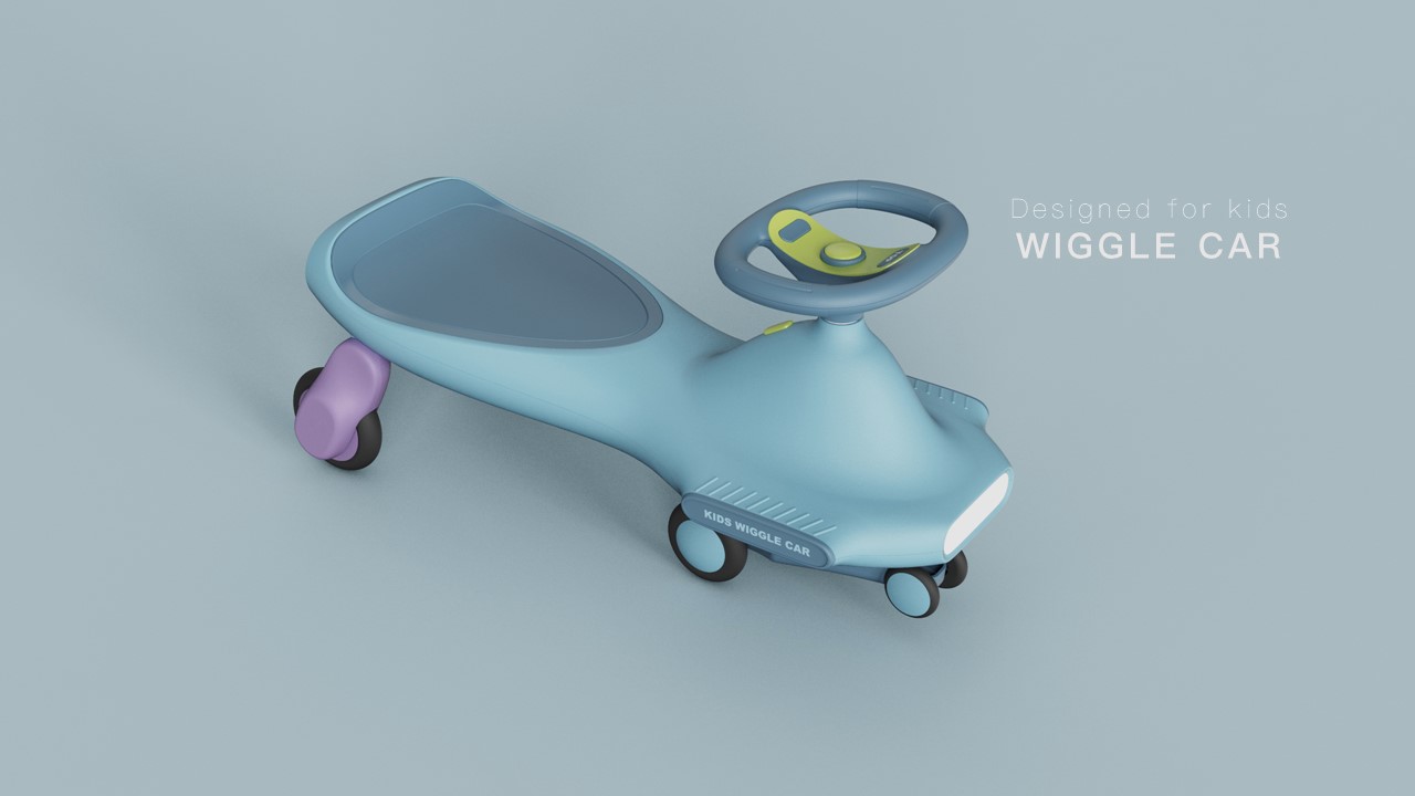 One tree industrial design，children，swing car，Toy car，Mother baby toys，