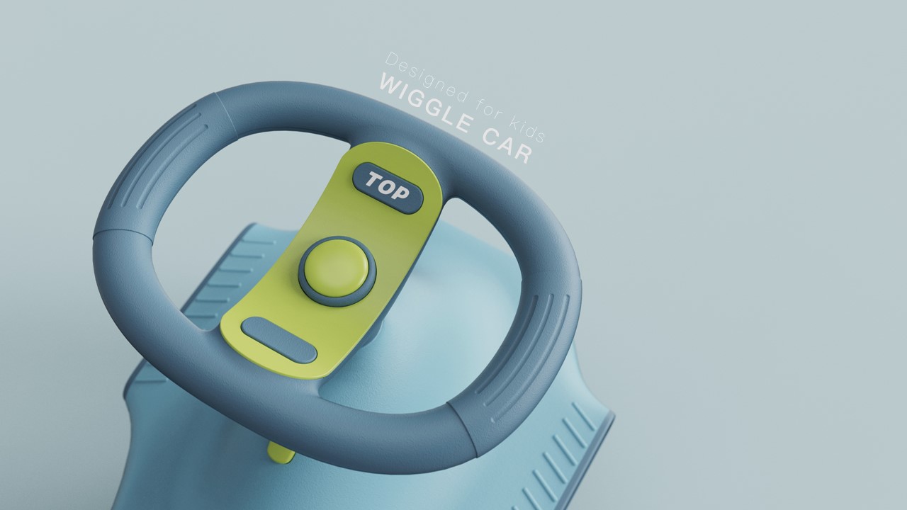 One tree industrial design，children，swing car，Toy car，Mother baby toys，