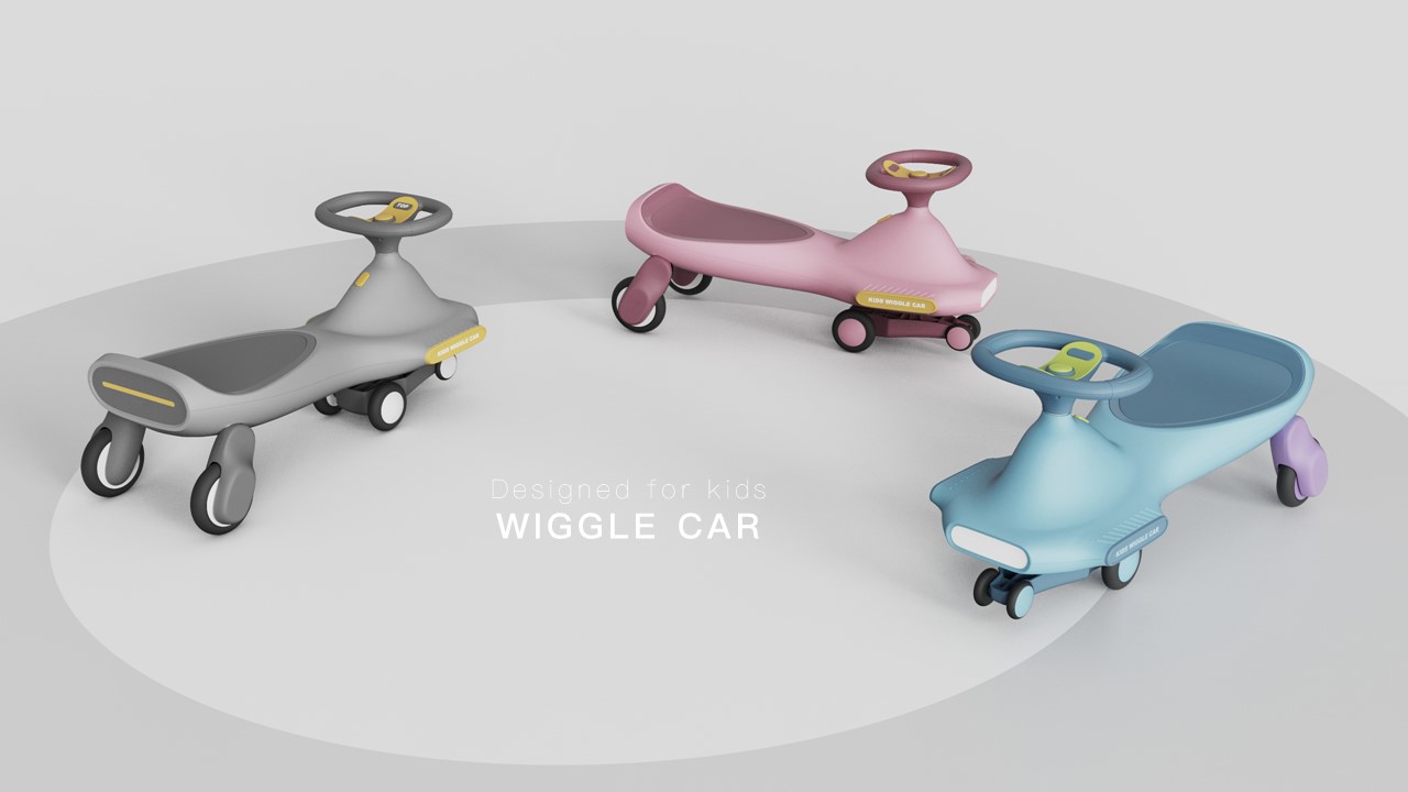 One tree industrial design，children，swing car，Toy car，Mother baby toys，