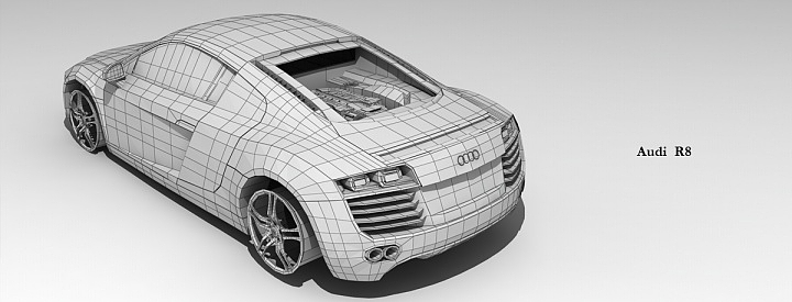 Automobile design，Modeling and rendering，