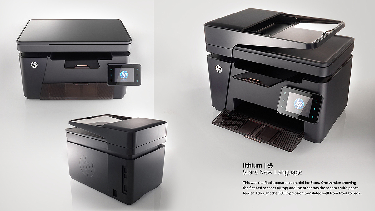 HP printer，design language ，Office products，