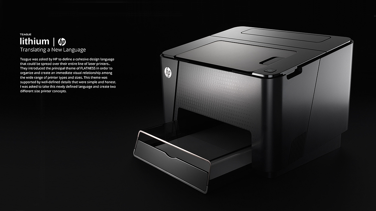 HP printer，design language ，Office products，