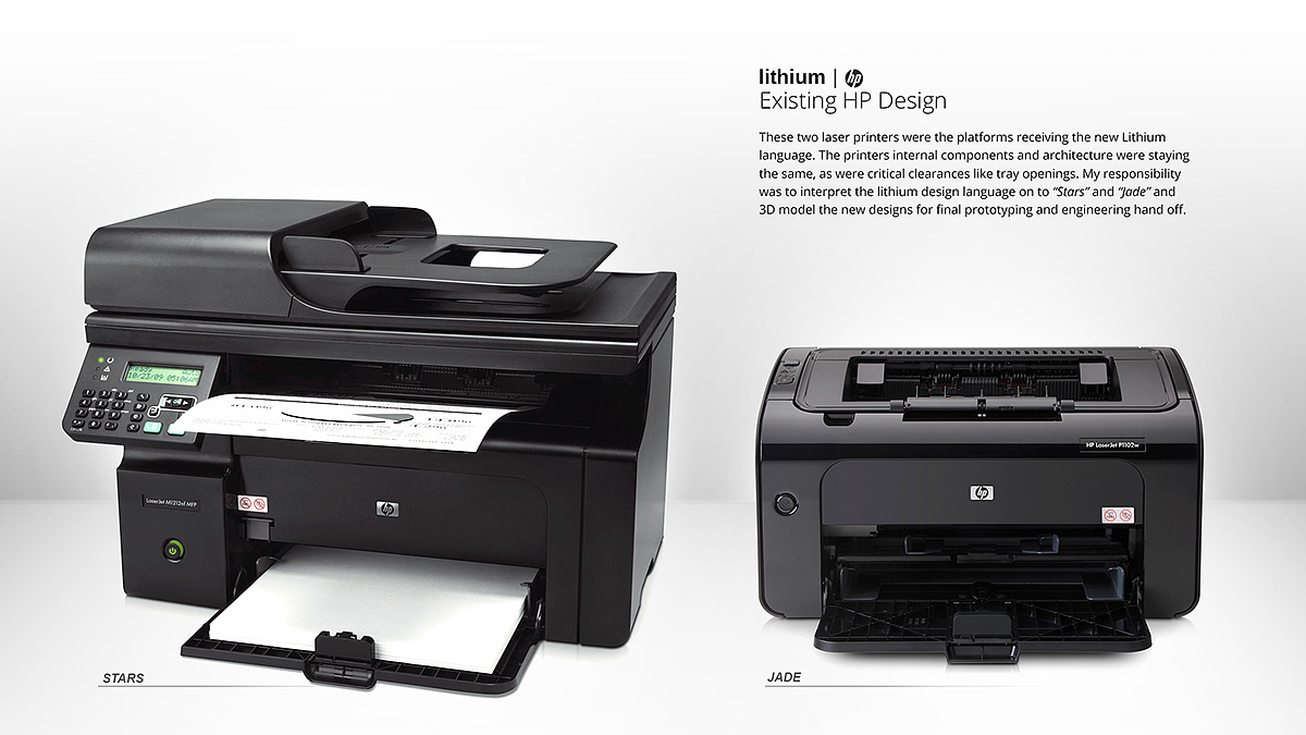 HP printer，design language ，Office products，