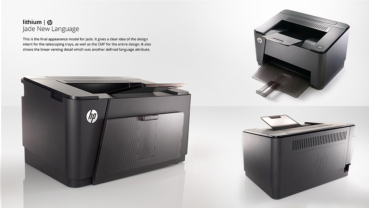 HP printer，design language ，Office products，