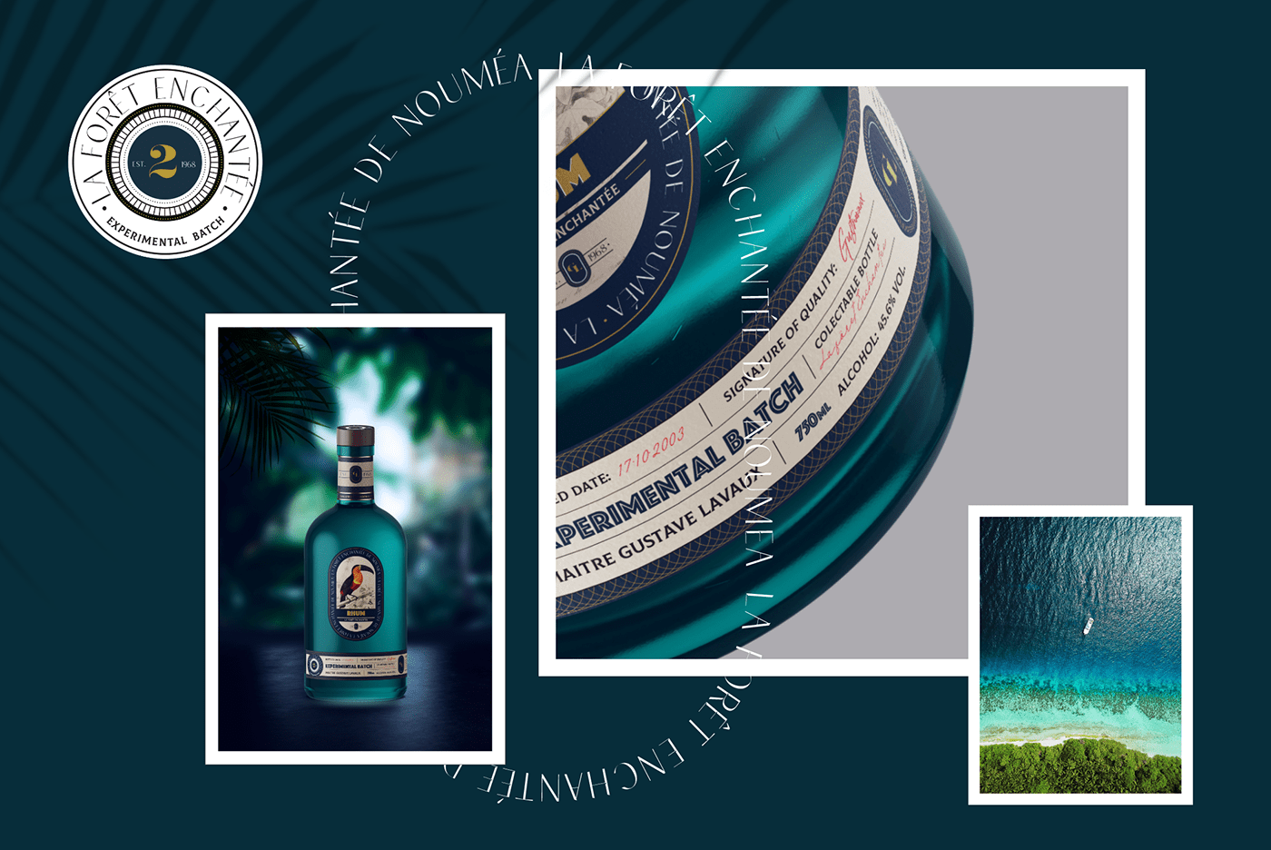 Alcohol，bottle，Label design，RUM，