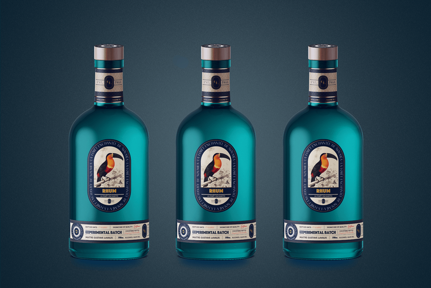 Alcohol，bottle，Label design，RUM，