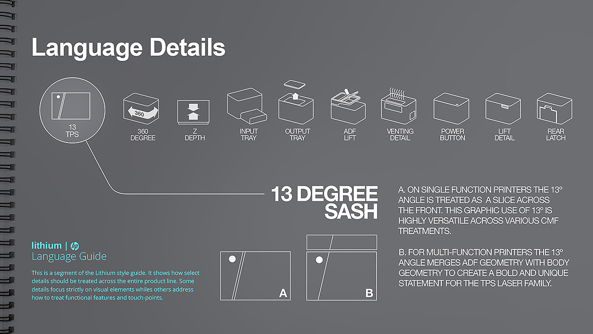 HP printer，design language ，Office products，