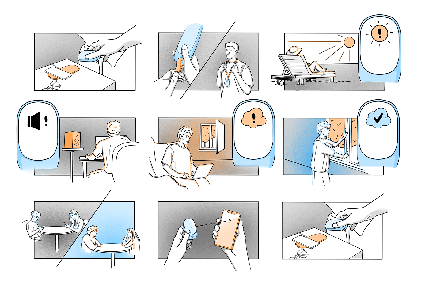 mobile phone，intelligence，Portable，No interference，sensor，