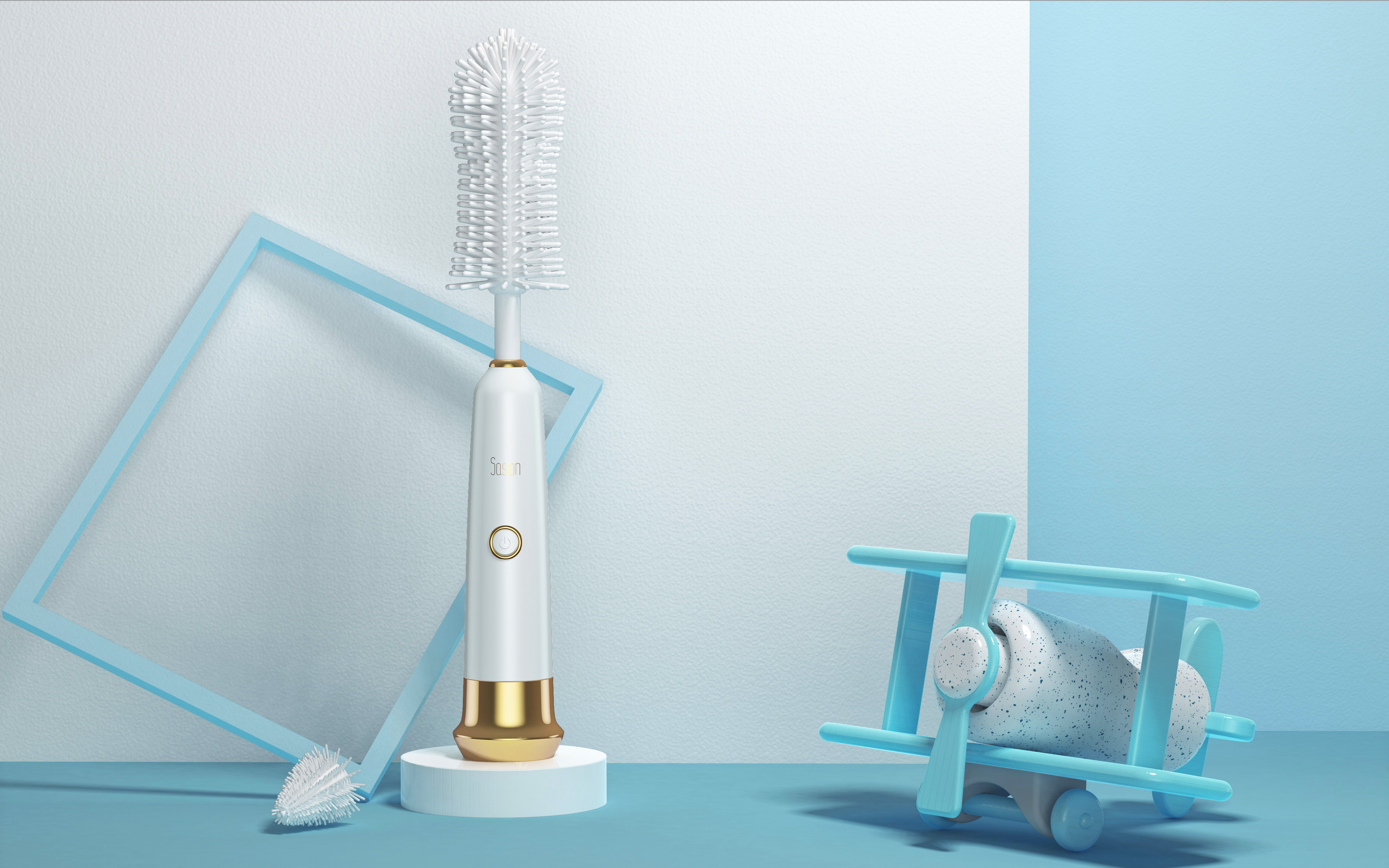 Bottle brush, small household appliances，Infant child，