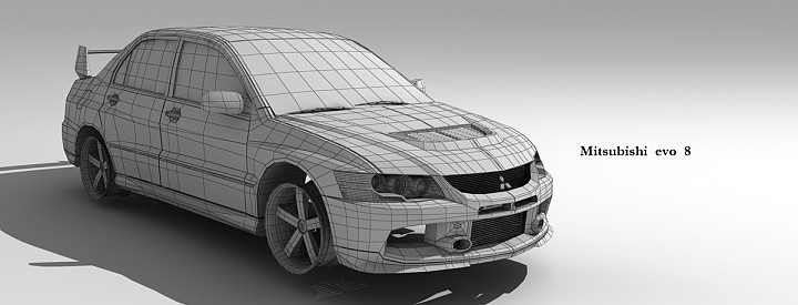 Automobile design，Modeling and rendering，