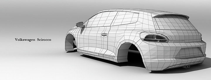 Automobile design，Modeling and rendering，