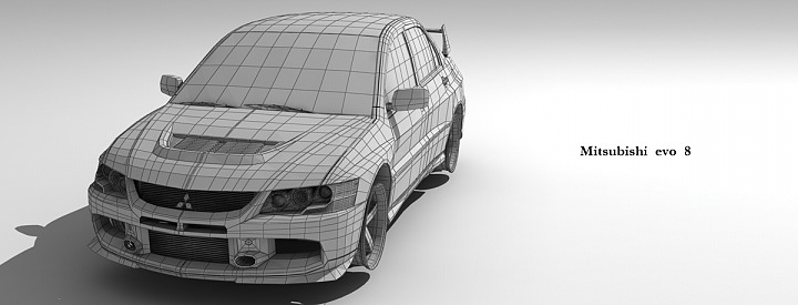 Automobile design，Modeling and rendering，