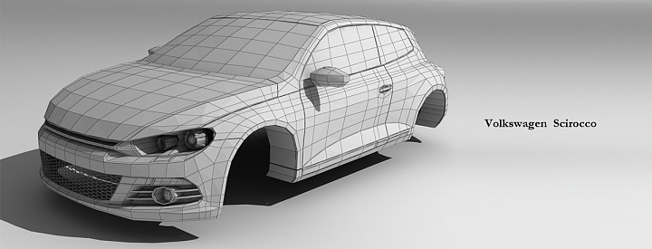 Automobile design，Modeling and rendering，