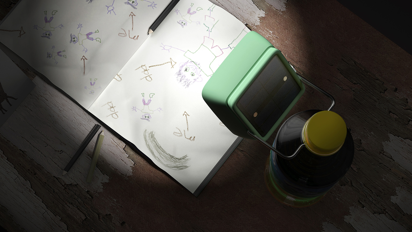 product design，packing design，industrial design，Public welfare projects，Solar lamp，