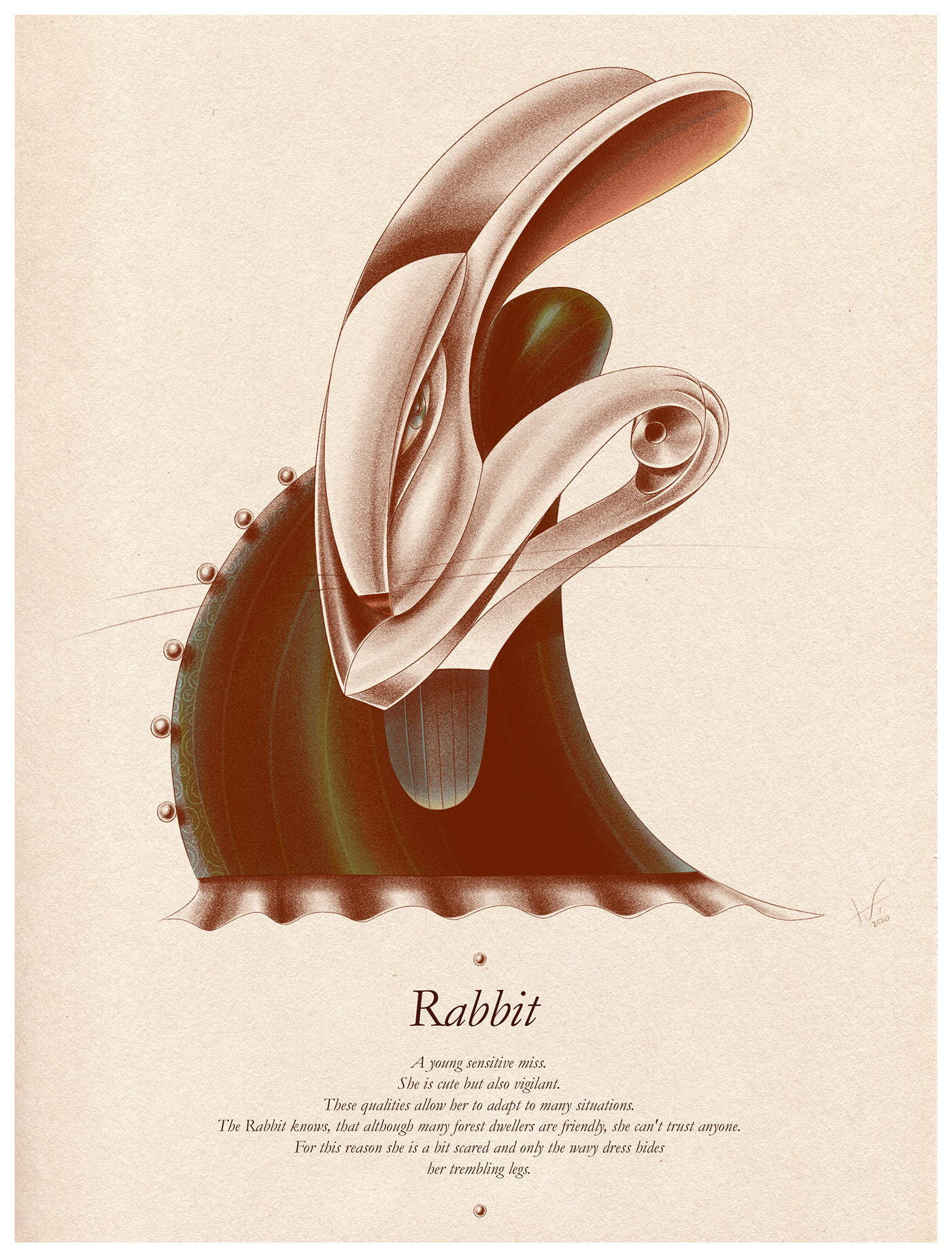 Elegant forest，animal，Sculpture，