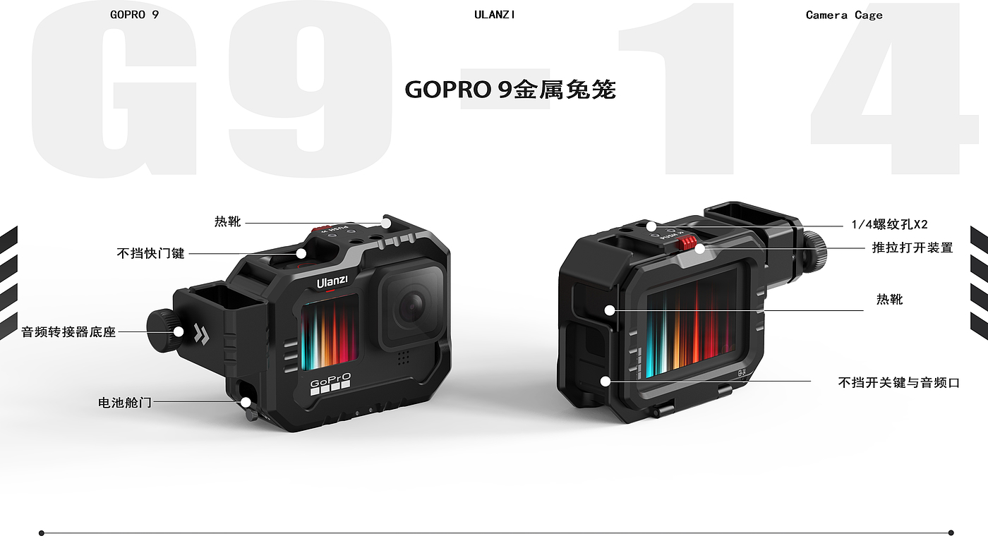 gopro，Rabbit cage，Photography，Deposits，Protective shell，camera，