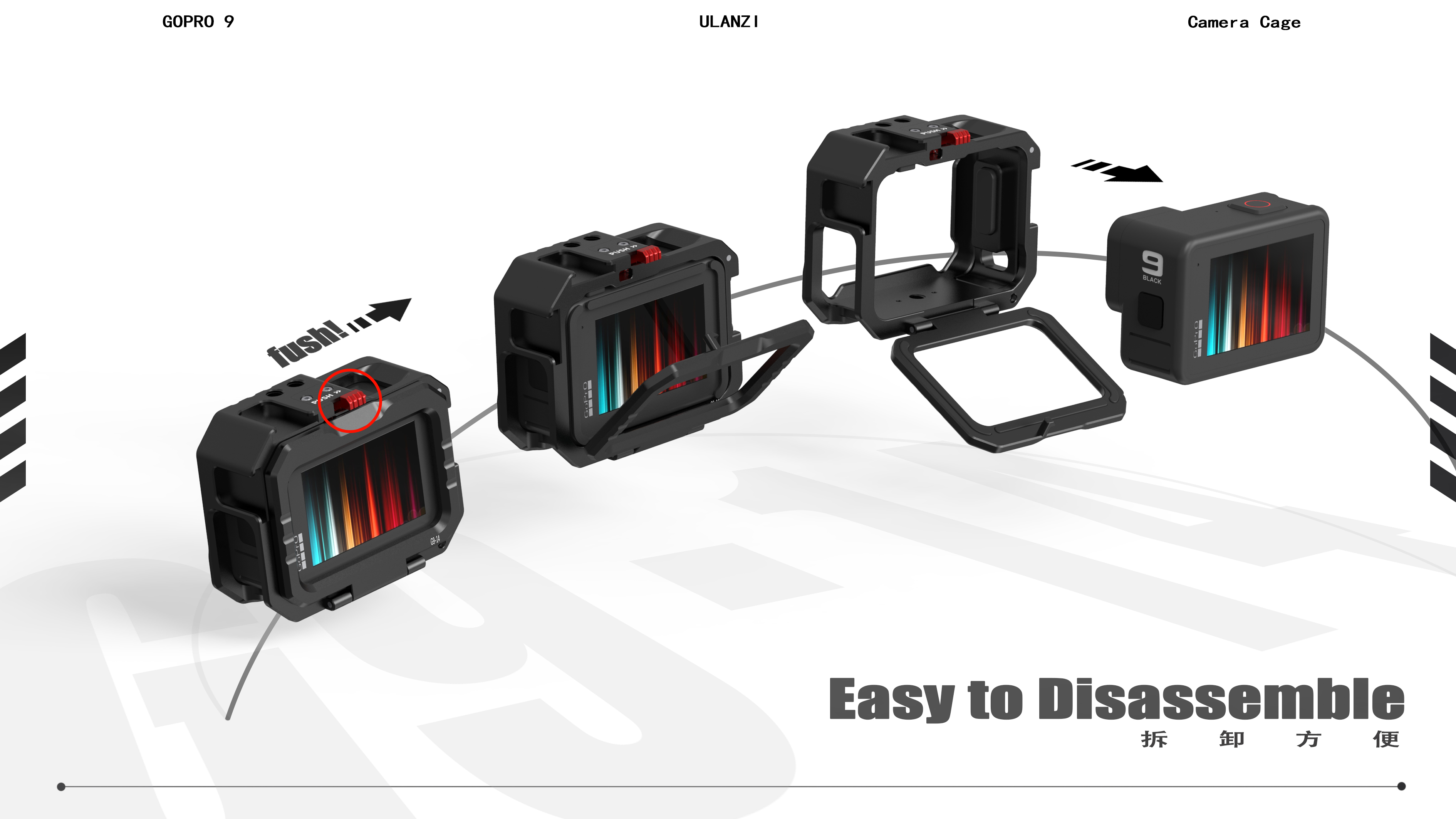 gopro，Rabbit cage，Photography，Deposits，Protective shell，camera，