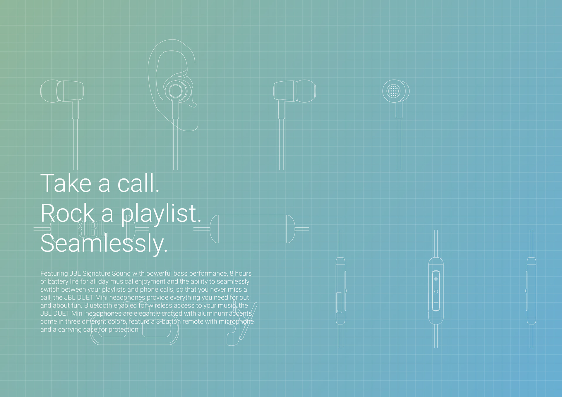 Shake playlist，jbl，Mini headphones，