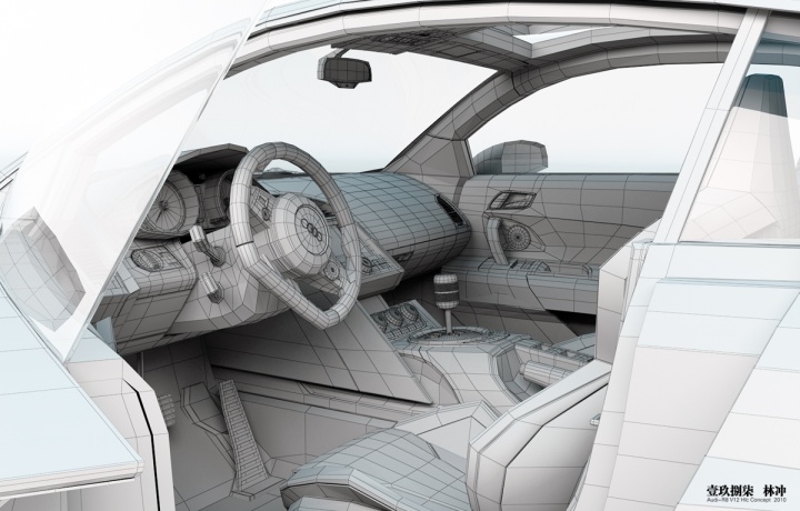 Automobile design，design sketch，Modeling rendering，