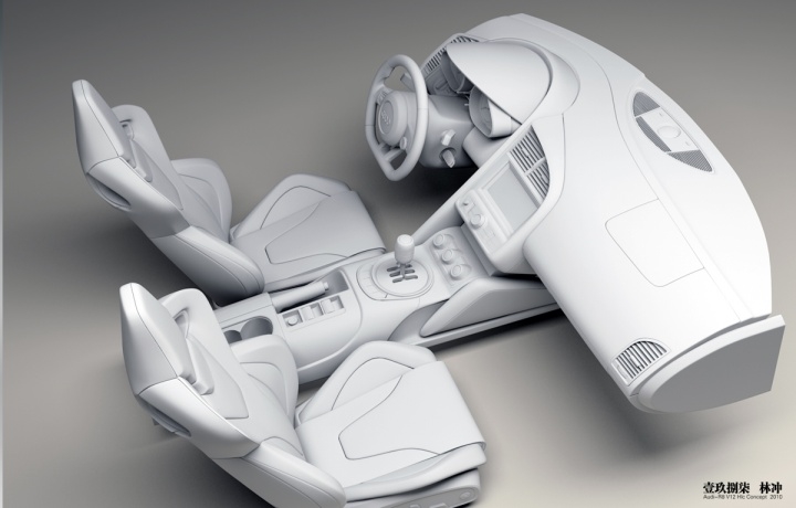 Automobile design，design sketch，Modeling rendering，