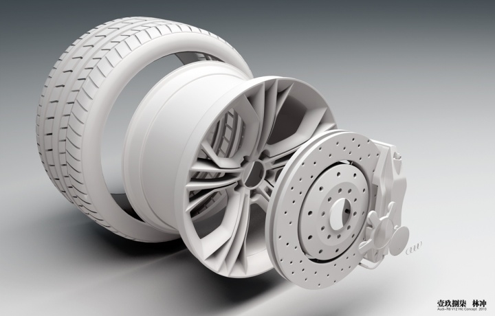 Automobile design，design sketch，Modeling rendering，