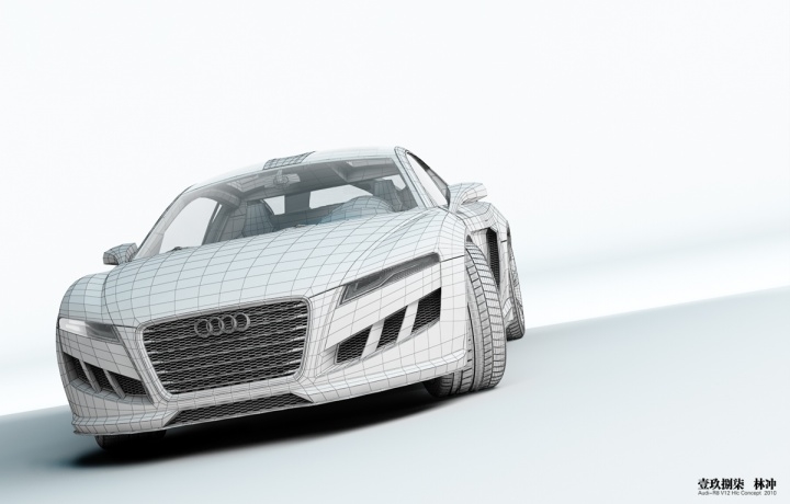 Automobile design，design sketch，Modeling rendering，
