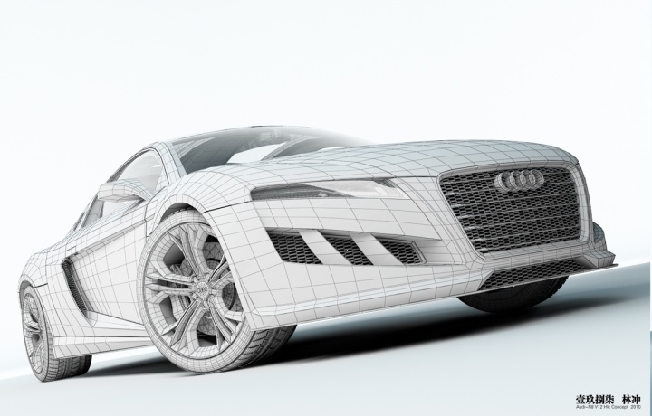 Automobile design，design sketch，Modeling rendering，
