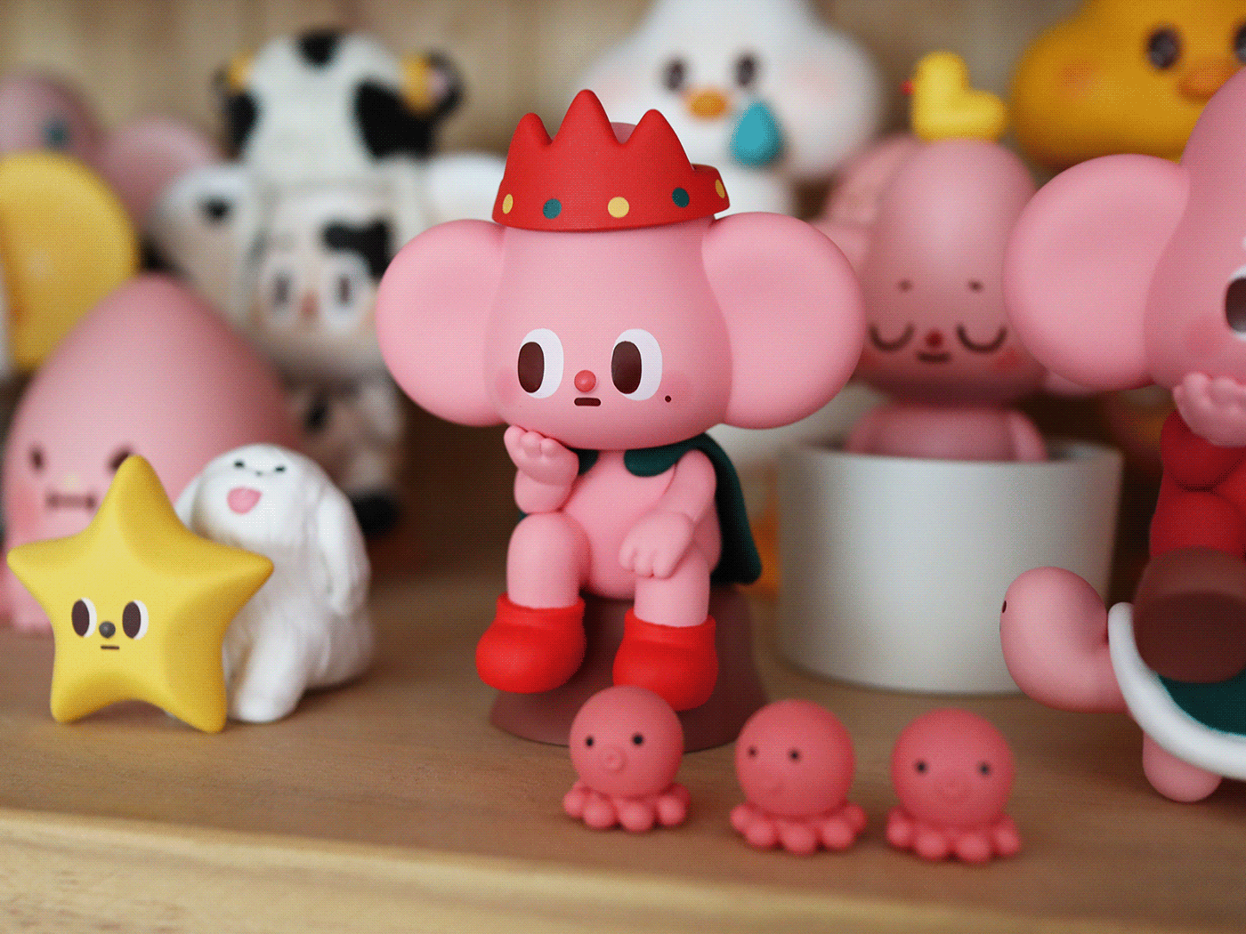 Toys，role，RACCOON FACTORY，Christmas Edition，Starfy，Pink，