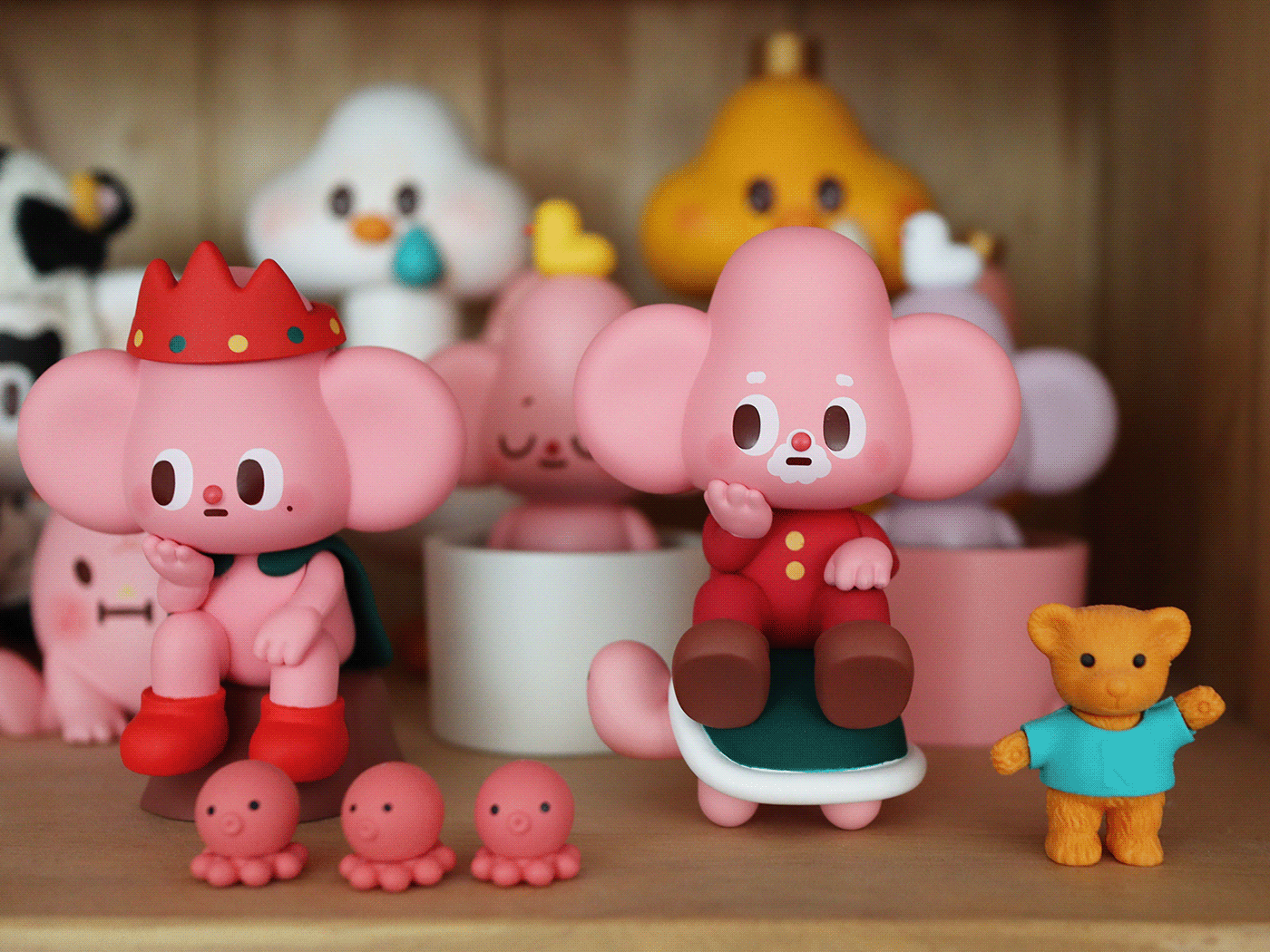 Toys，role，RACCOON FACTORY，Christmas Edition，Starfy，Pink，