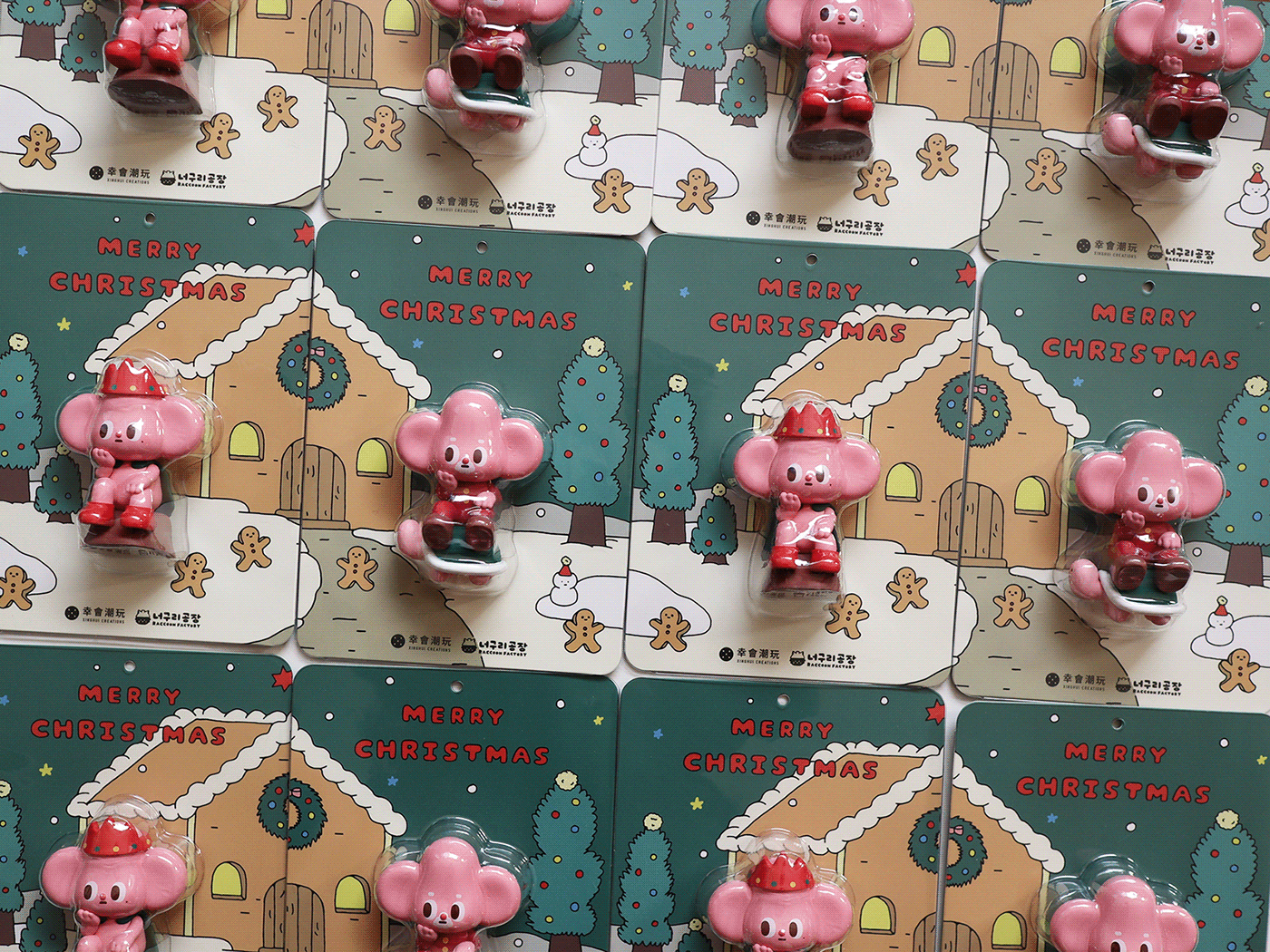 Toys，role，RACCOON FACTORY，Christmas Edition，Starfy，Pink，