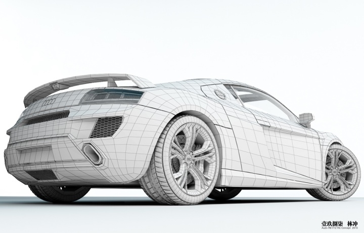 Automobile design，design sketch，Modeling rendering，