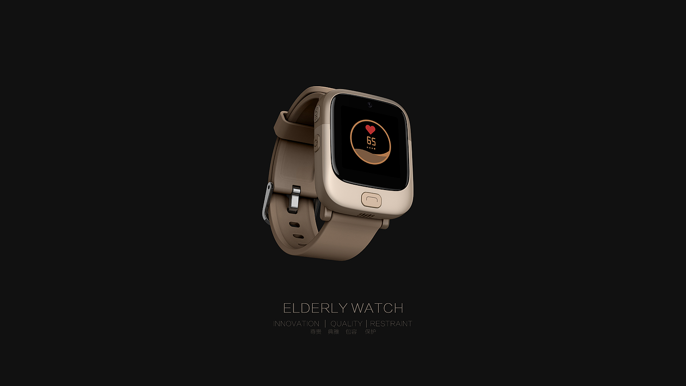 Wrist watch，Smart Bracelet，the elderly，