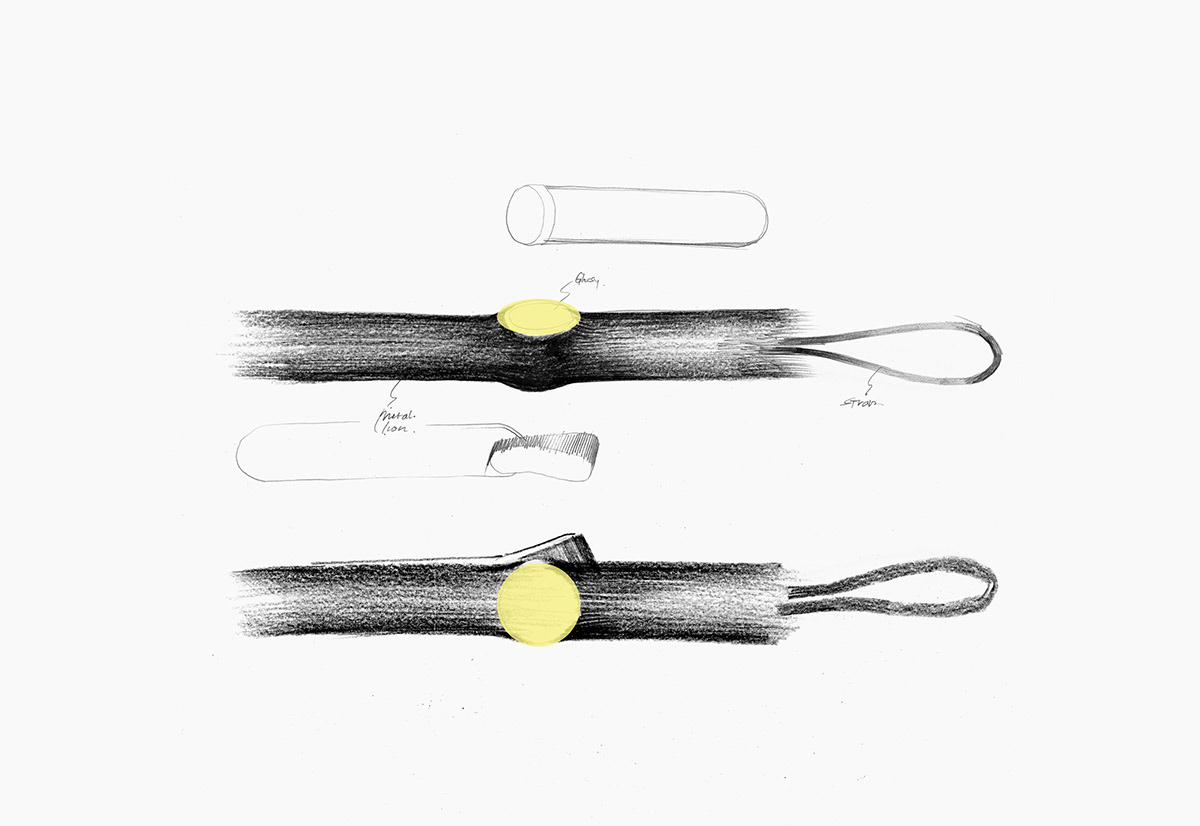 product design，Brand promotion，Generation Z，Portable，Hair Products ，wireless，Hair stick，Takeout 4，