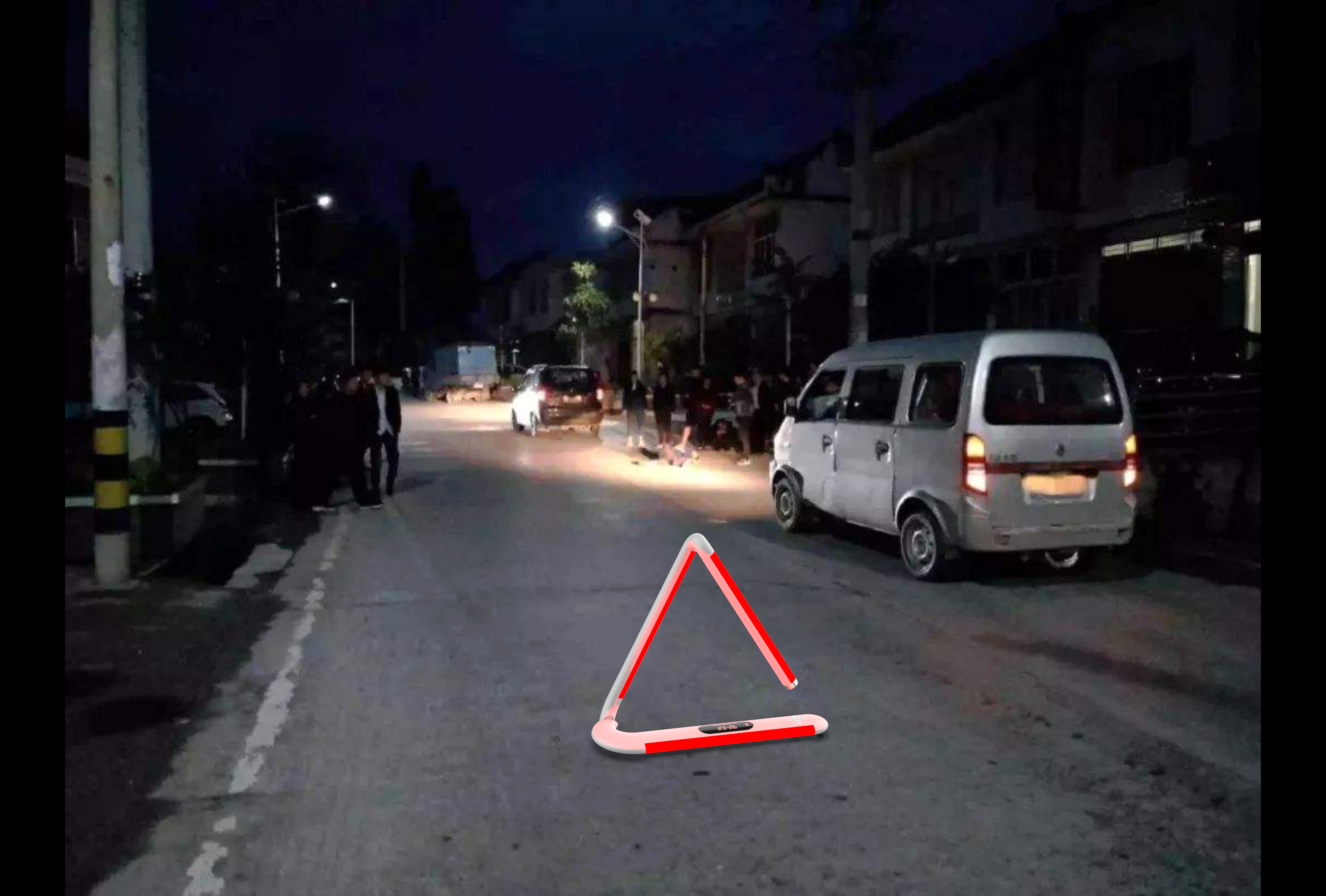 Desk lamp，On board safety tripod，