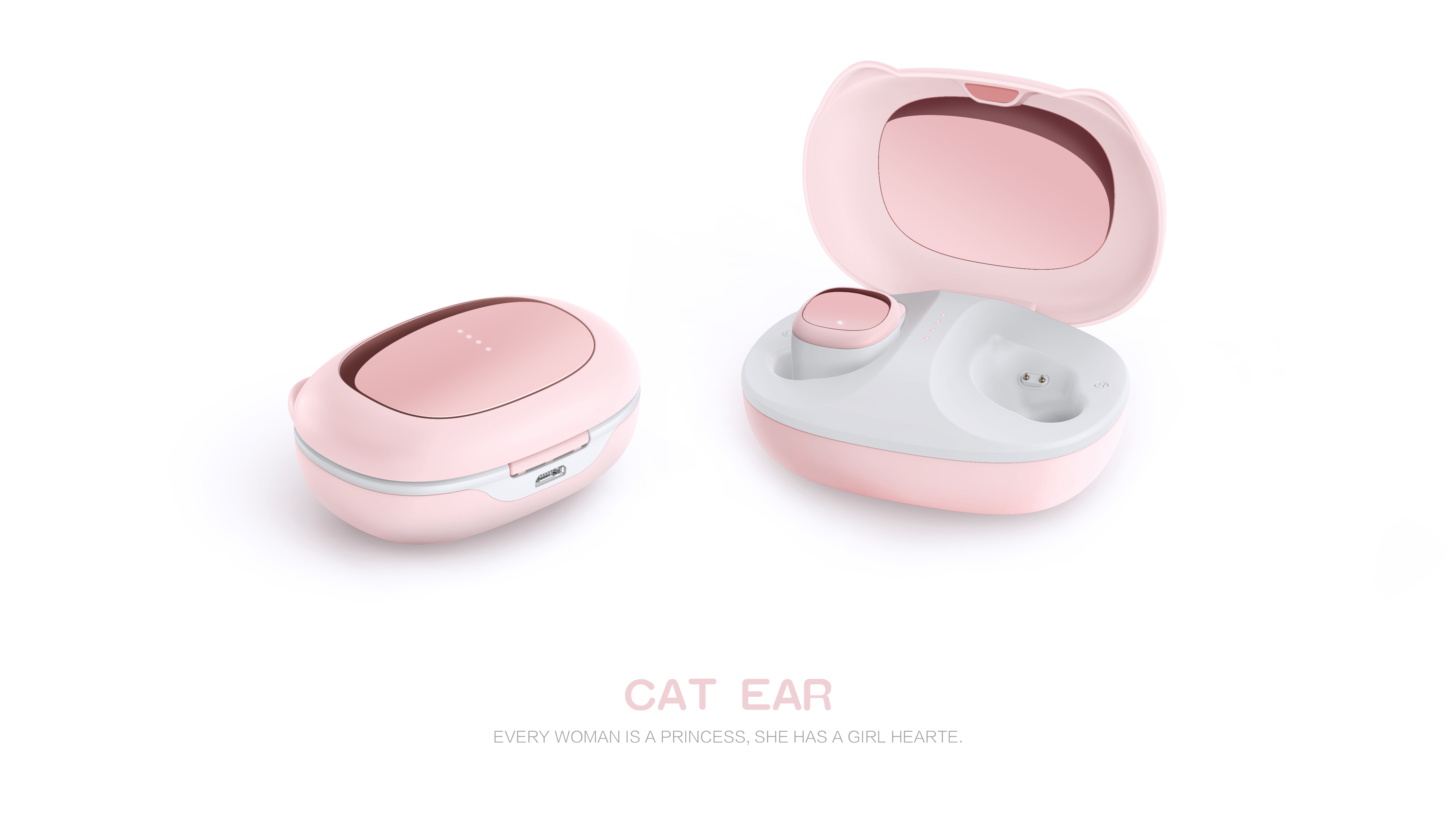 tws，headset，Cat ears，