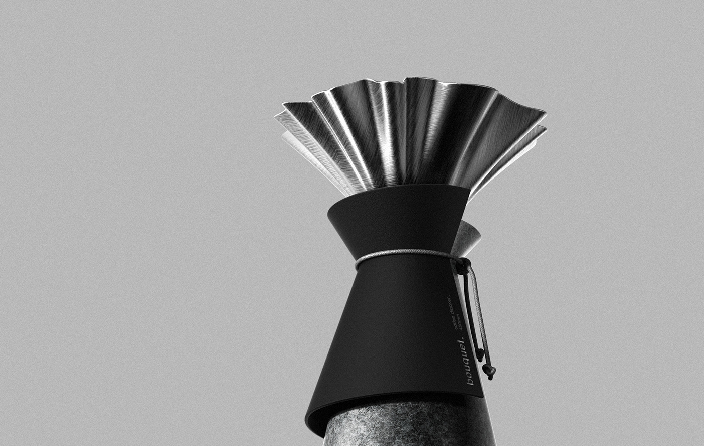 Coffee dripper，non-slip，BOUQUET，