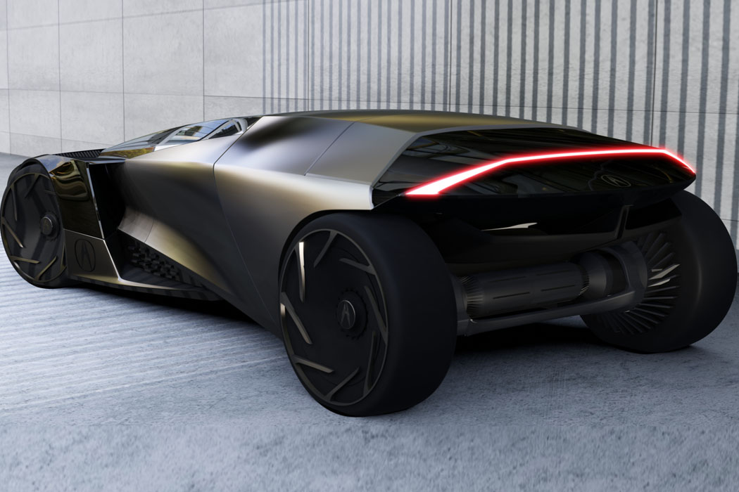 Hourglass shape，Electric four wheeled vehicle，Acura gait，